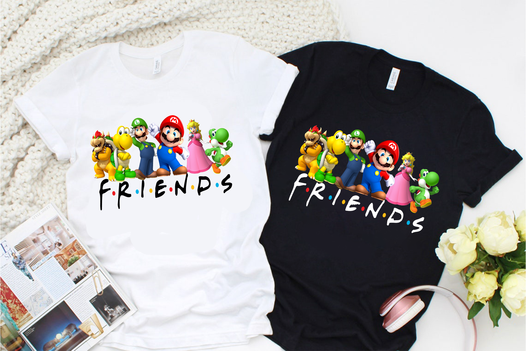 Super Mario Friends Shirt, Super Mario and Friends Birthday Shirt, Mario Birthday Shirt, Mario Birthday Bash, Super Mario Bros Tee