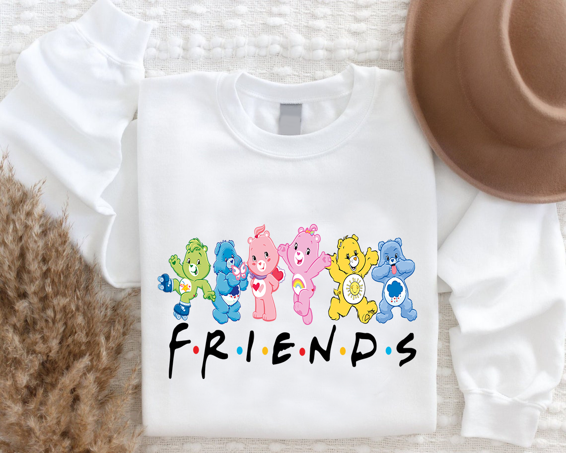 Care Bears Friends Shirt, Care Bears Birthday Party Shirt, Care Bears Womenss Shirt, Care Bears Kids Shirt