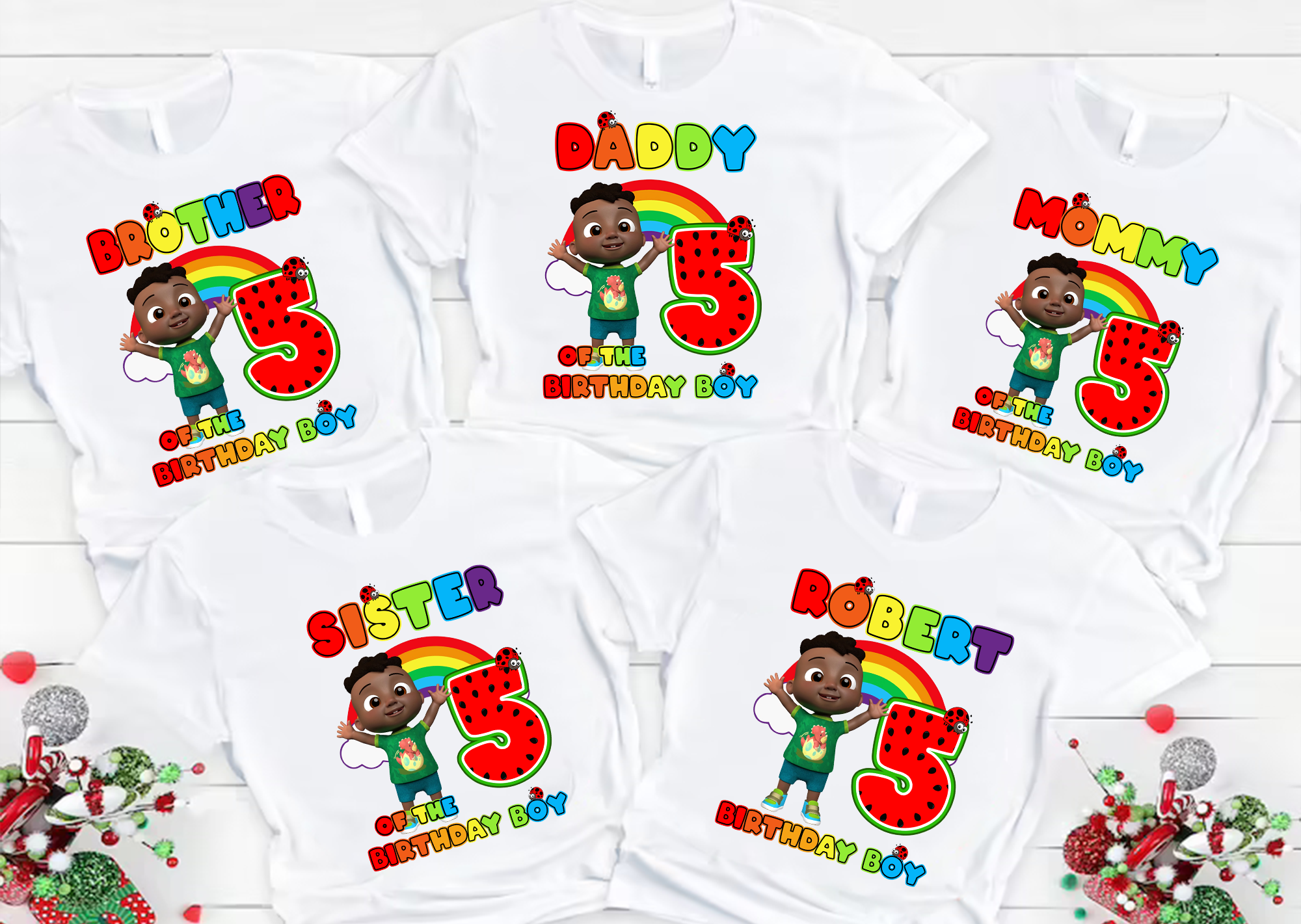 Personalized Coco-melon Birthday Shirts, Custom cocomelon family shirts, Cocomelon Party Family matching shirt