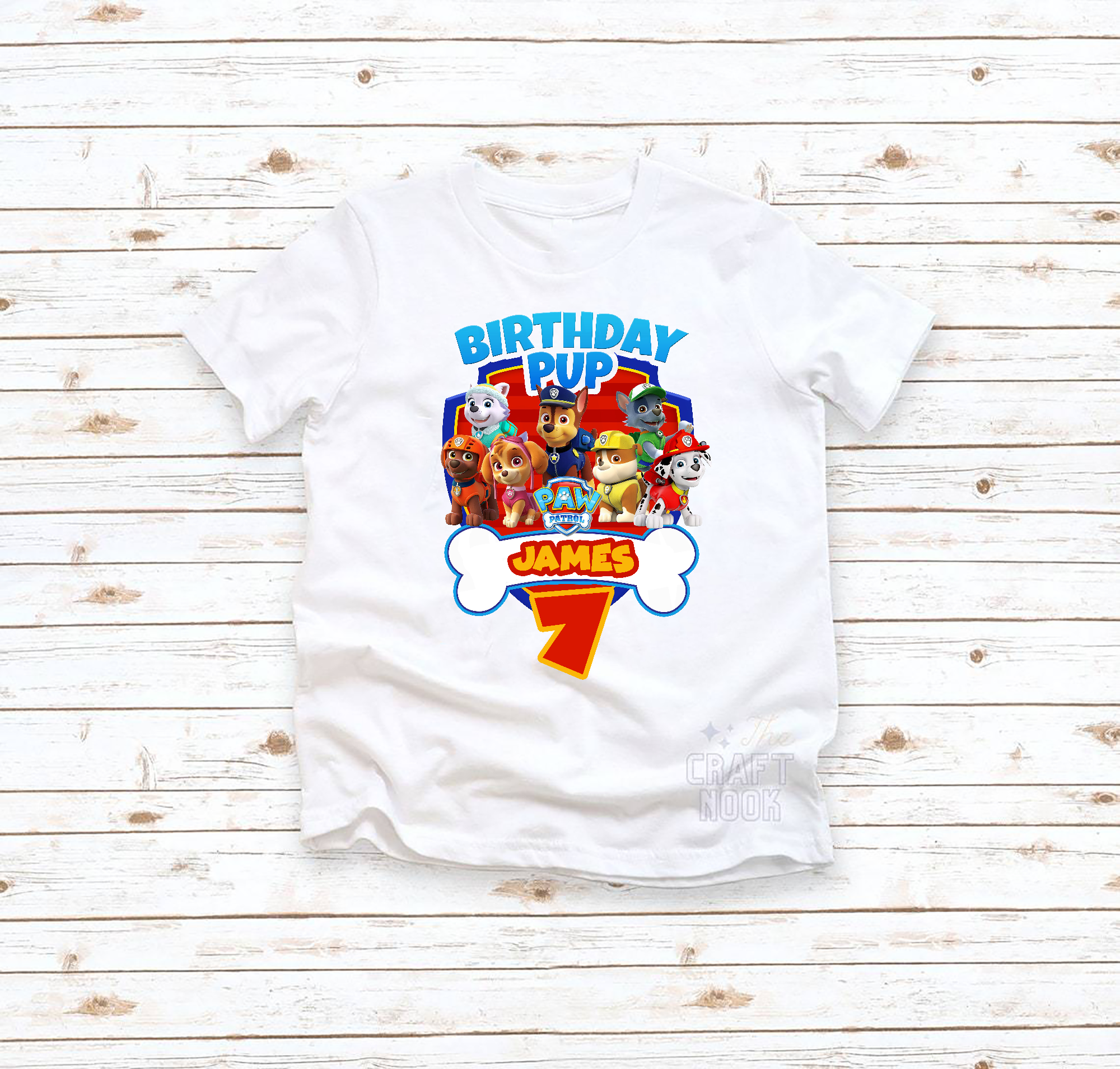 Paw Patrol Inspired Birthday T Shirt, Paw Patrol Theme Party, Personalized shirt for kids, Matching Family Shirts