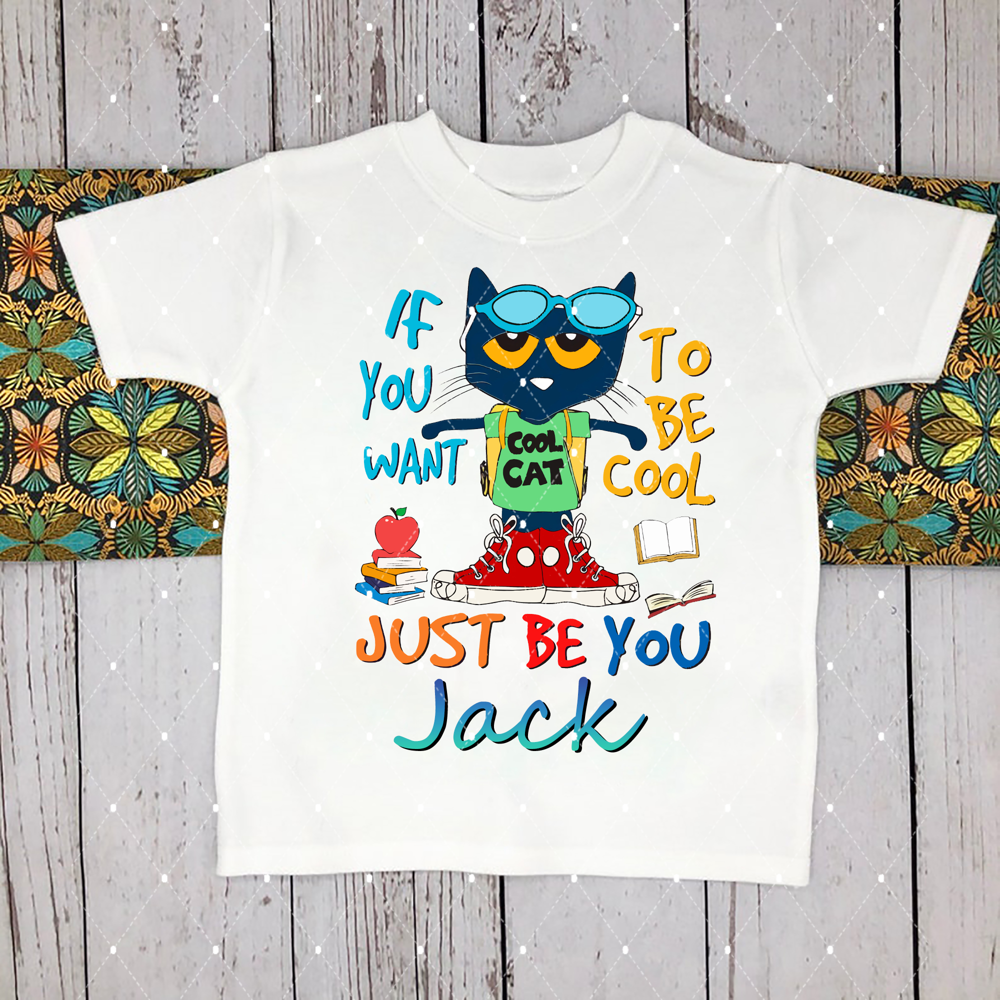 Personalized Pete The Cat Shirt, Pete The Cat Birthday Shirt, Groovy Family Shirt, If You Want To Be Cool Just Be You