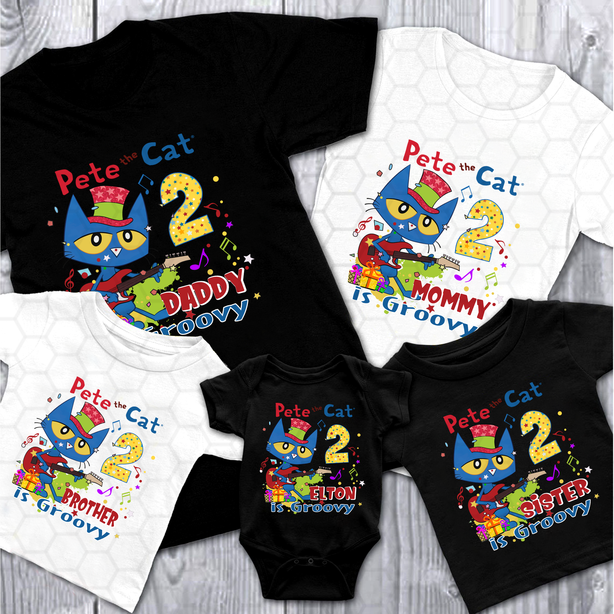Pete The Cat Birthday Shirt, Pete The Cat Shirt, Pete The Cat Family Shirt, Pete The Cat Theme Party, Custom Name And Age