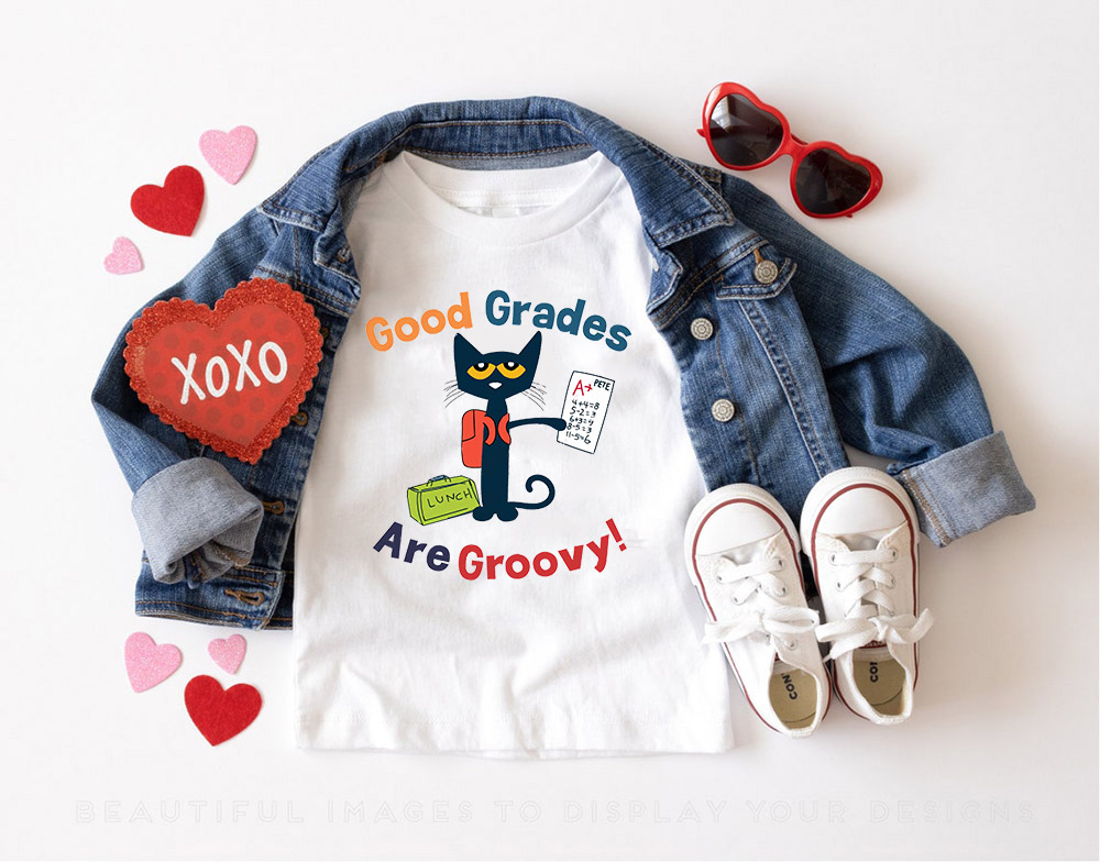 Good Grades Are Groovy Pete The Cat Shirt, Groovy Shirt, Its All Groovy Shirt, Pate The Cat Shirt, Groovy Birthday Shirt