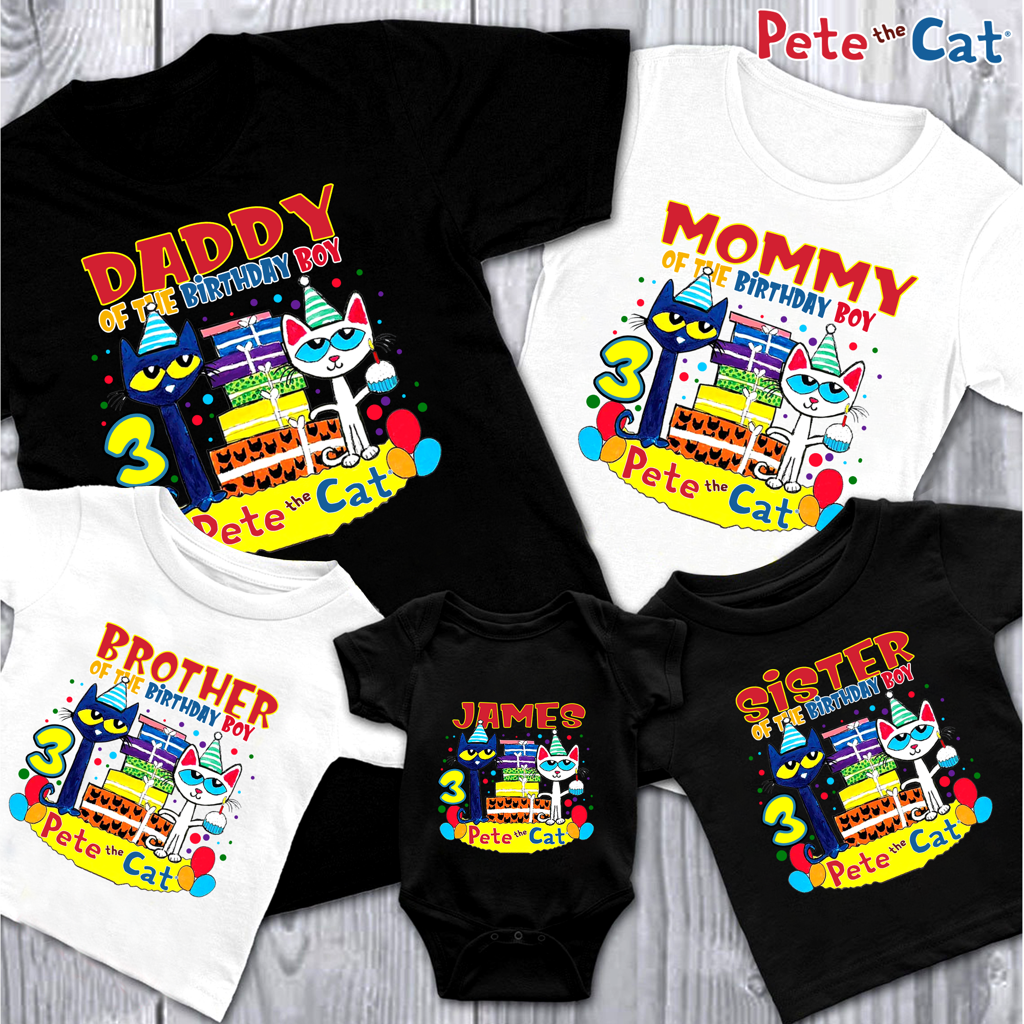 Pete The Cat Birthday Shirt, Pete The Blue Cat Inspired Shirt Groovy Birthday Shirt, Pete The Cat Matching Family Shirt