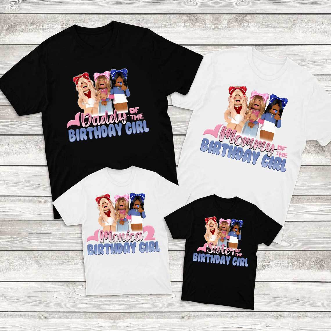 Roblox Birthday Shirt, Roblox Family Birthday Shirt, Personalized Roblox Birthday, Matching Birthday Family Shirt,Roblox birthday girl Shirt