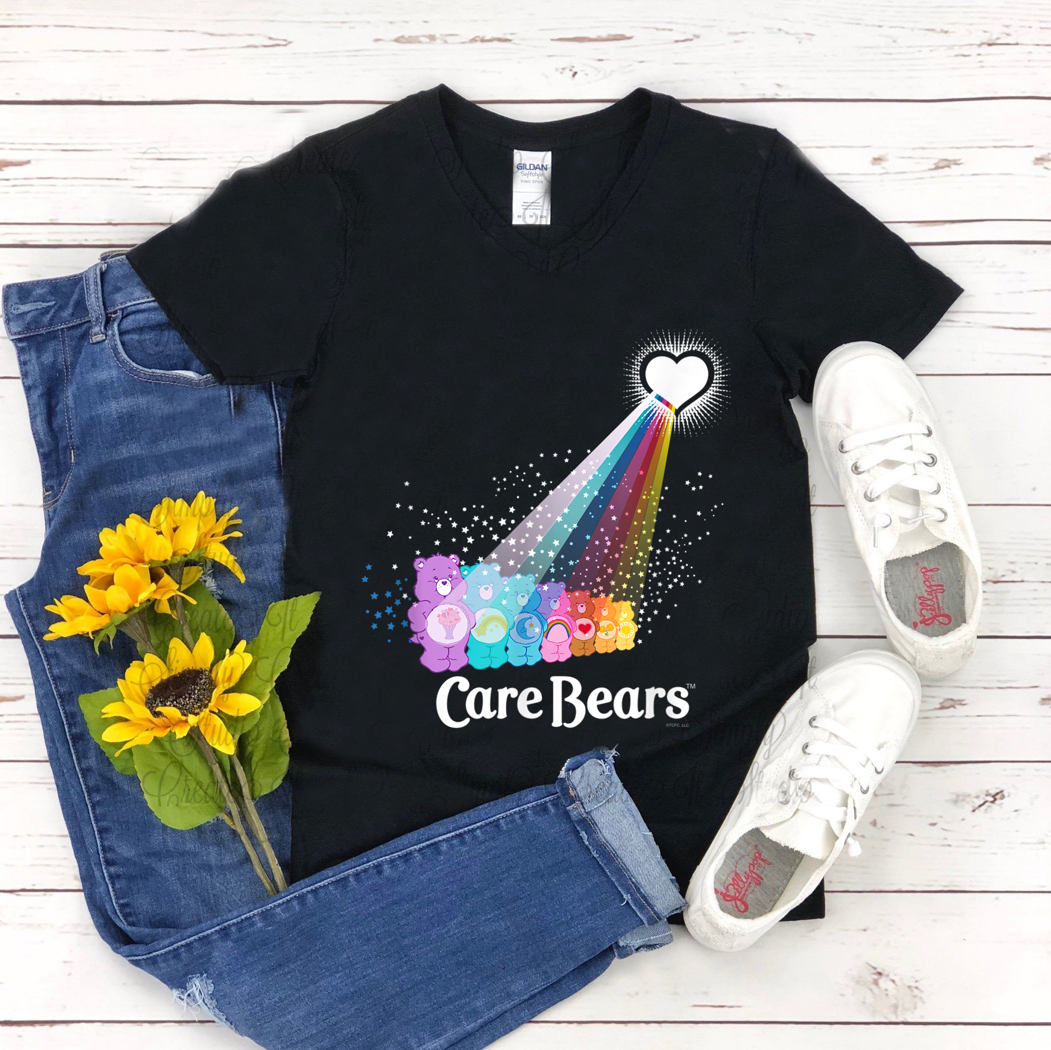 Care Bears Love Light Glow T-Shirt, Care Bears T Shirt