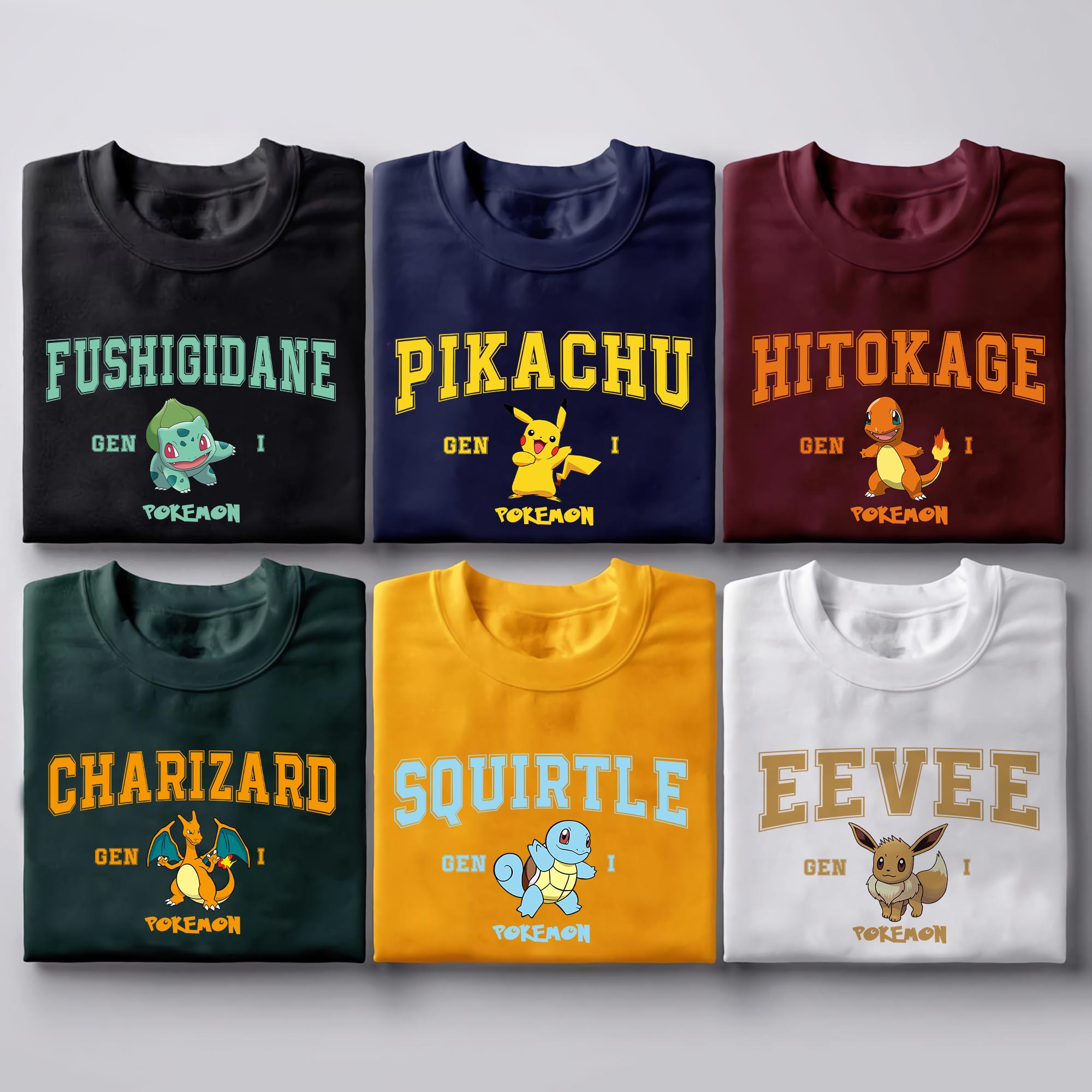 Inspired Pokemon Sweatshirt, Blastoise Sweatshirt, Pokemon Characters Shirt, Sweatshirt, Manga Clothing, Cartoon Lover,Pikachu, Pokemon fan