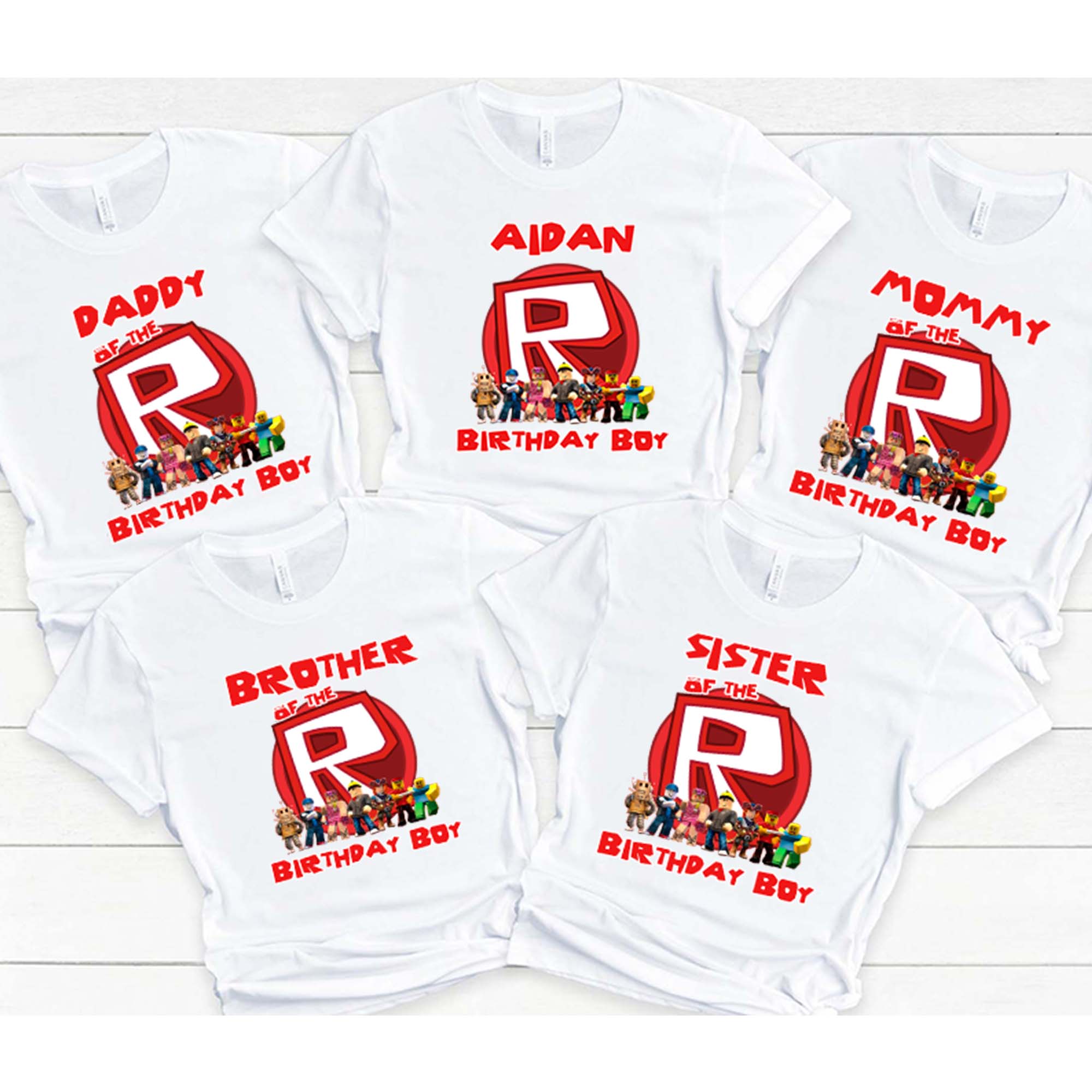 Roblox Birthday Shirt, Roblox Tshirt, Family Matching Shirt, Birthday Shirt, Birthday celebration shirt