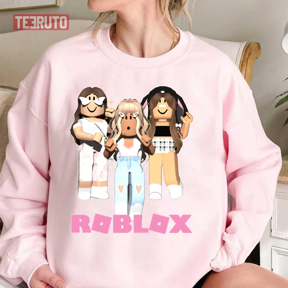 Roblox Girls Unisex Sweatshirt, Girls Roblox Birthday Shirt, Roblox Girls Birthday Shirt, Roblox Shirt
