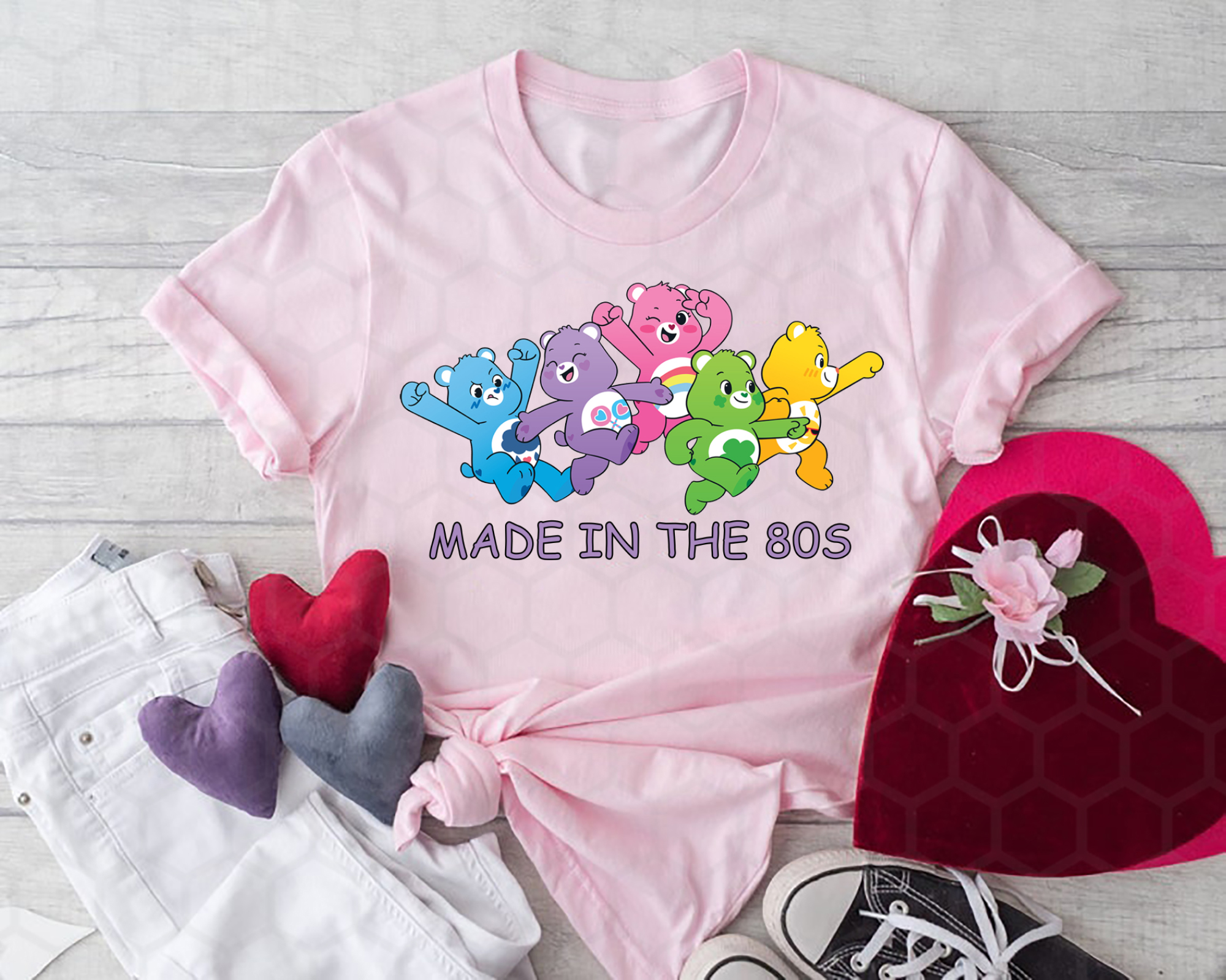 Care Bears Shirt, Birthday Shirt, Mama Bear Shirt, Anime Gifts, Cute Bear, Rainbow Birthday, Self Care,Care Bears Tshirts