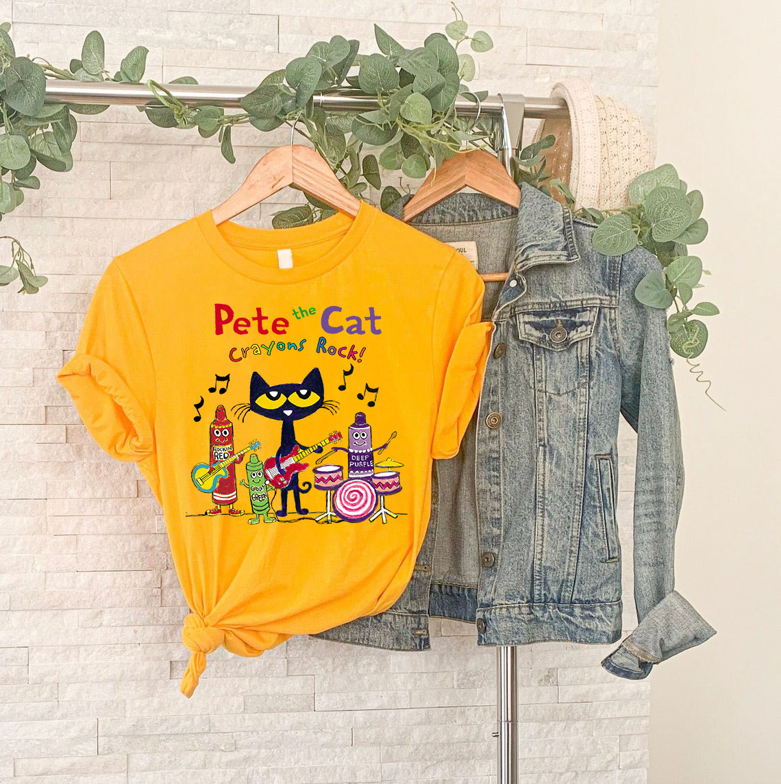 Pete The Cat Crayon Rock Kindergarten Back To School Shirt, Pete The Cat Groovy Shirt, Its All Groovy, Autism Cool Cat