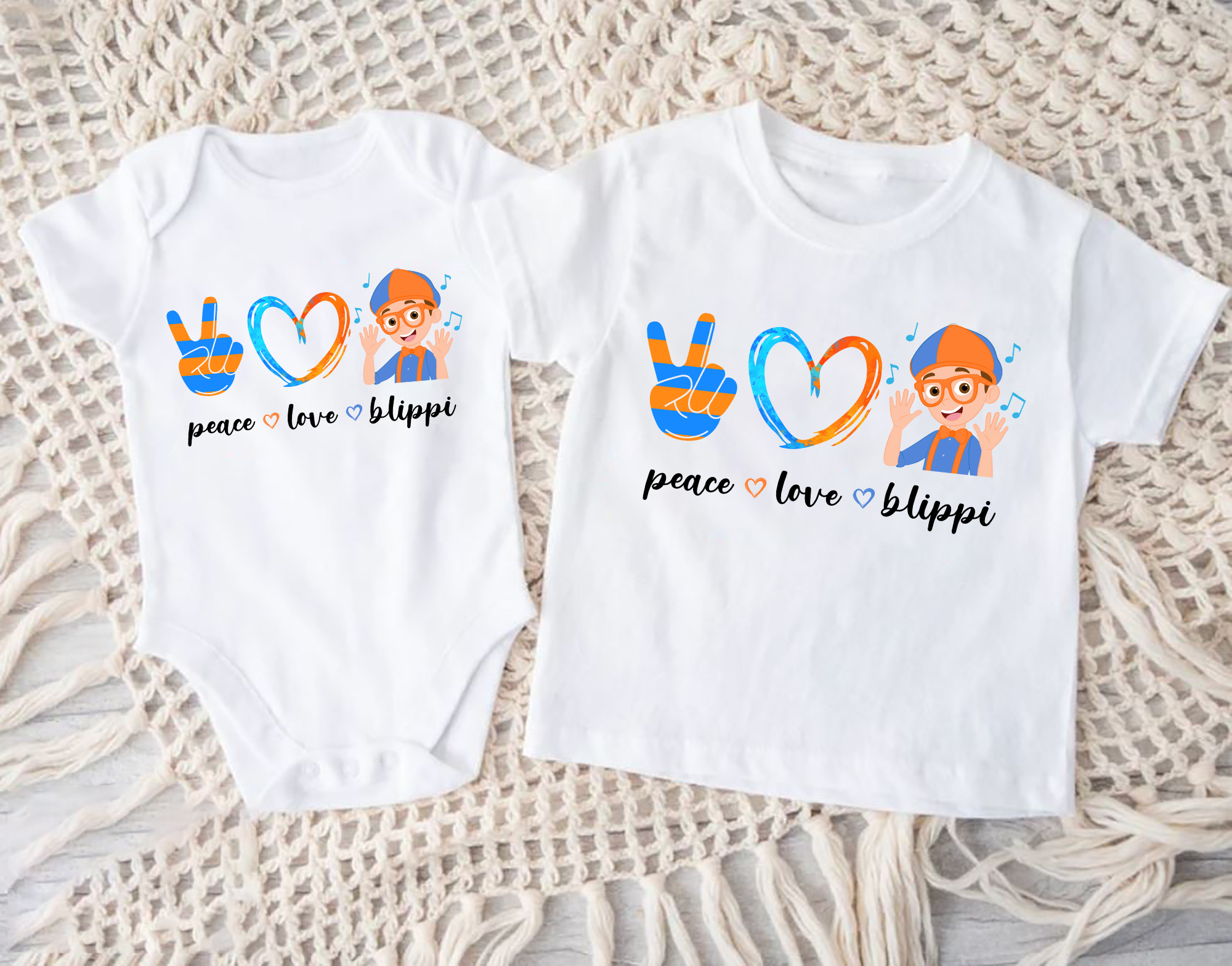 Peace Love Blippi Shirt, Blippi Family Matching Shirt, Blippi Heart Shirt, Blippi Birthday Shirt