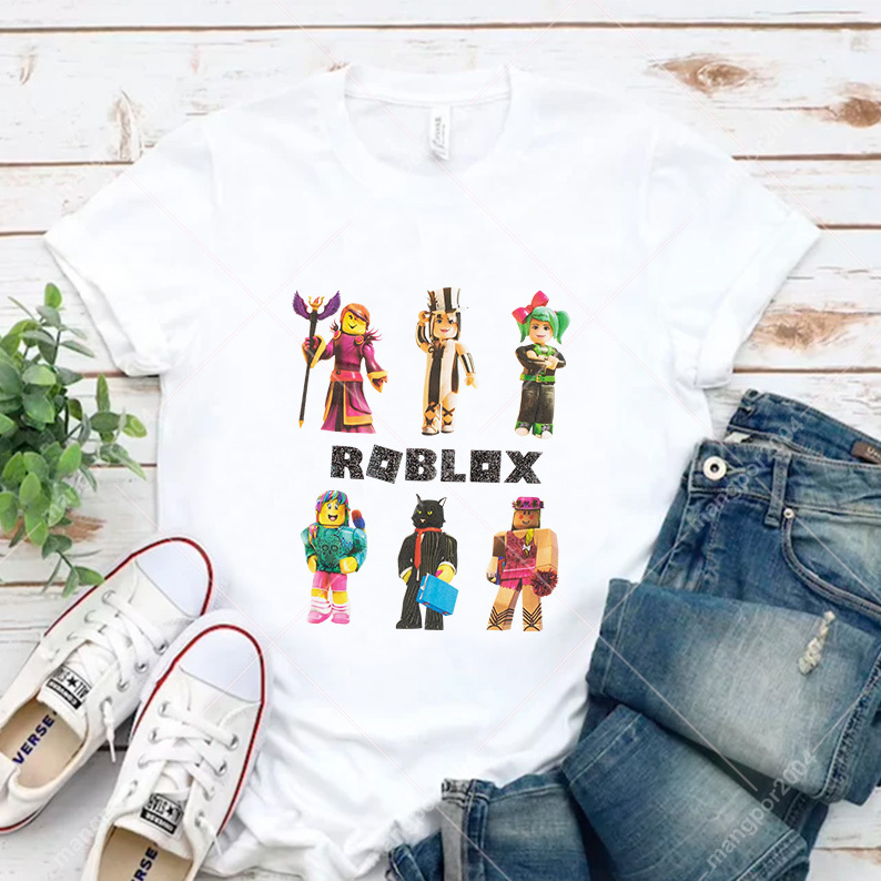 Roblox Shirt, Funny Gam-er Cartoon Kids Toddler T-shirt, Custom Gift For Son Daughter, roblox gift shirt