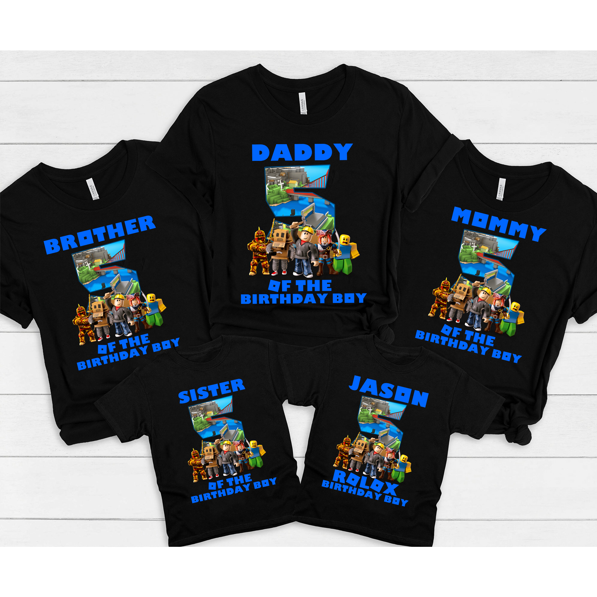 Roblox Birthday Boy Shirt, Roblox Family Matching Shirt, Personalized Birthday Shirt, Roblox Game Kids Shirt