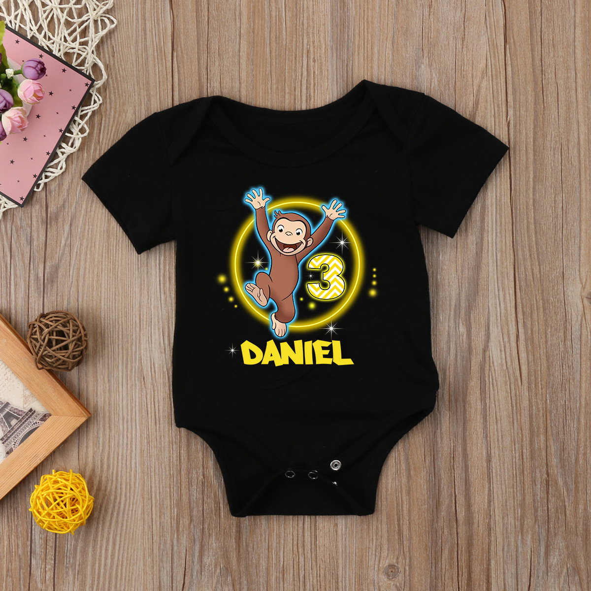 Personalized Curious George Birthday Shirt, Custom Matching Family Set Birthday Shirt, Personalized Birthday Gifts