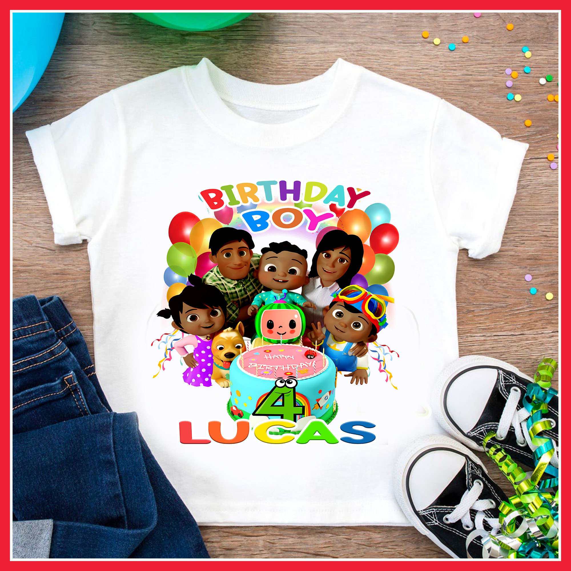 Black Cocomelon Birthday Boy Shirt, Black Cocomelon Matching Family ...