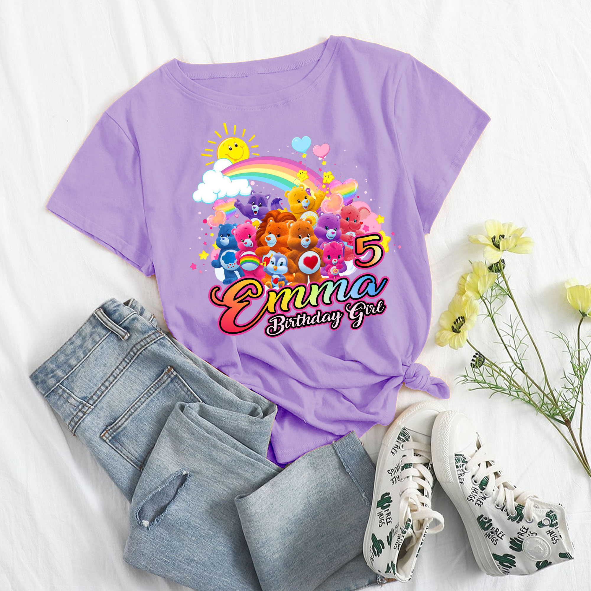 Care Bears Kids Shirt, Care Bears Birthday Party, Care Bears Group Shirt, Personalized Care Bears Shirt, Care Bears Gifts