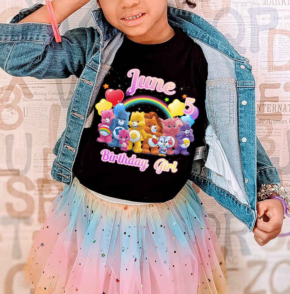 Care Bears birthday shirt, Care Bears Family Birthday girl shirt, Care Bears Birthday Party Family Matching Shirt, Birthday Shirt gift