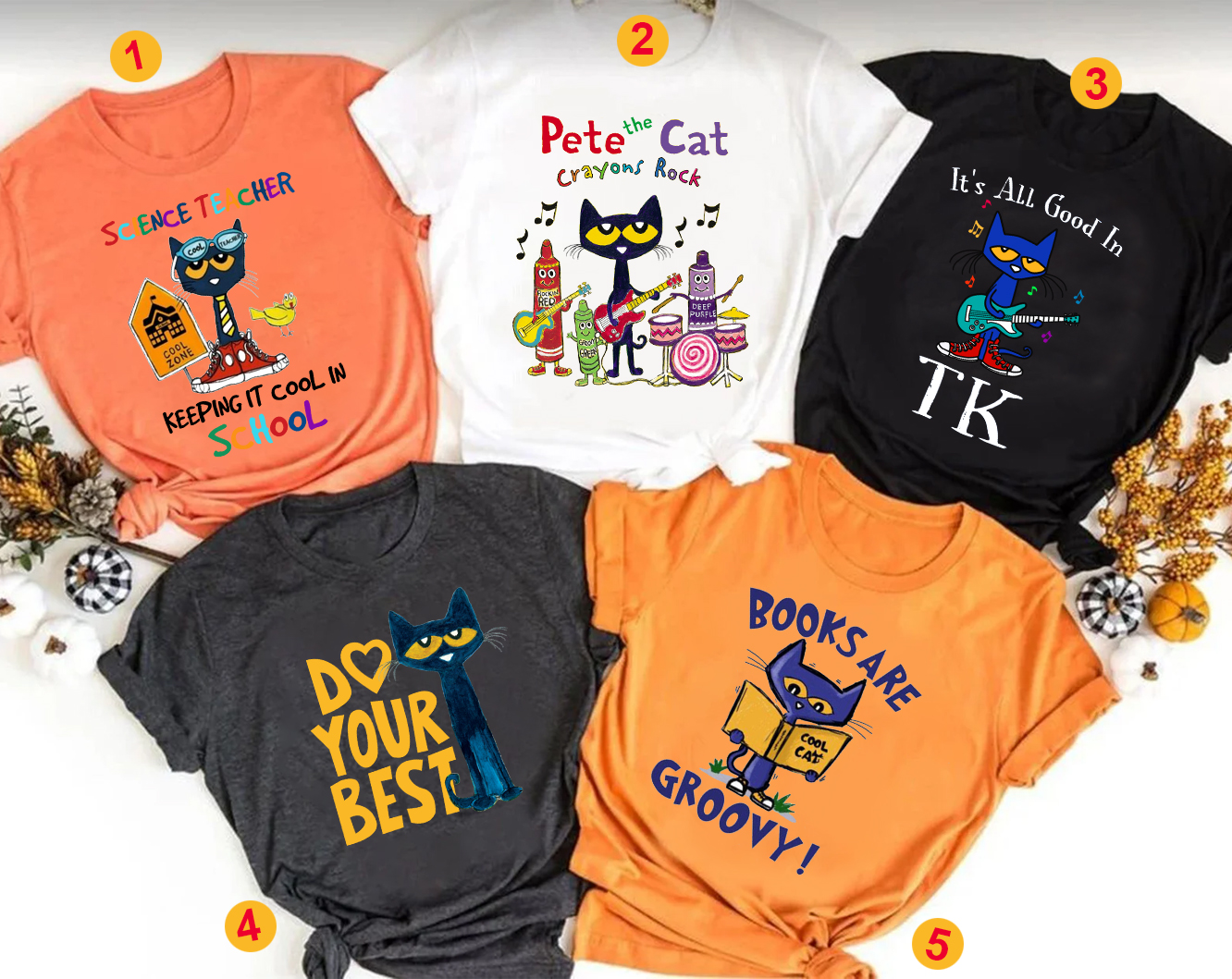 Custom Pete The Cat shirt, Do Your Best Shirt, Its All Good, Pete The Cat Teacher Life Back To School Shirt, Book Are Groovy Tee
