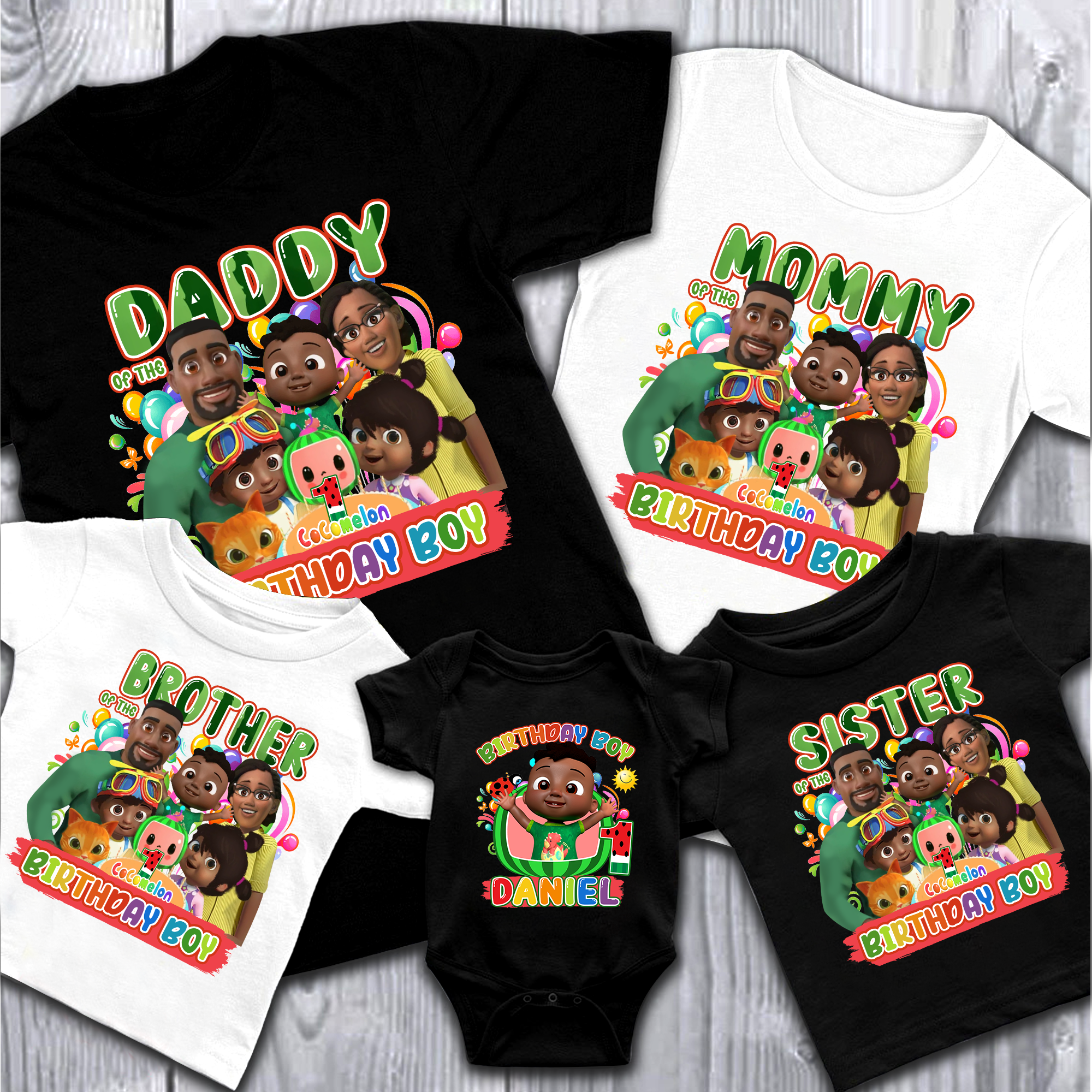 Coco-melon Birthday Shirt,Coco-melon Birthday Boy Girl shirt,Coco-melon Family Matching shirt,Cocomelon Birthday custom shirt, Gift for boy and girl