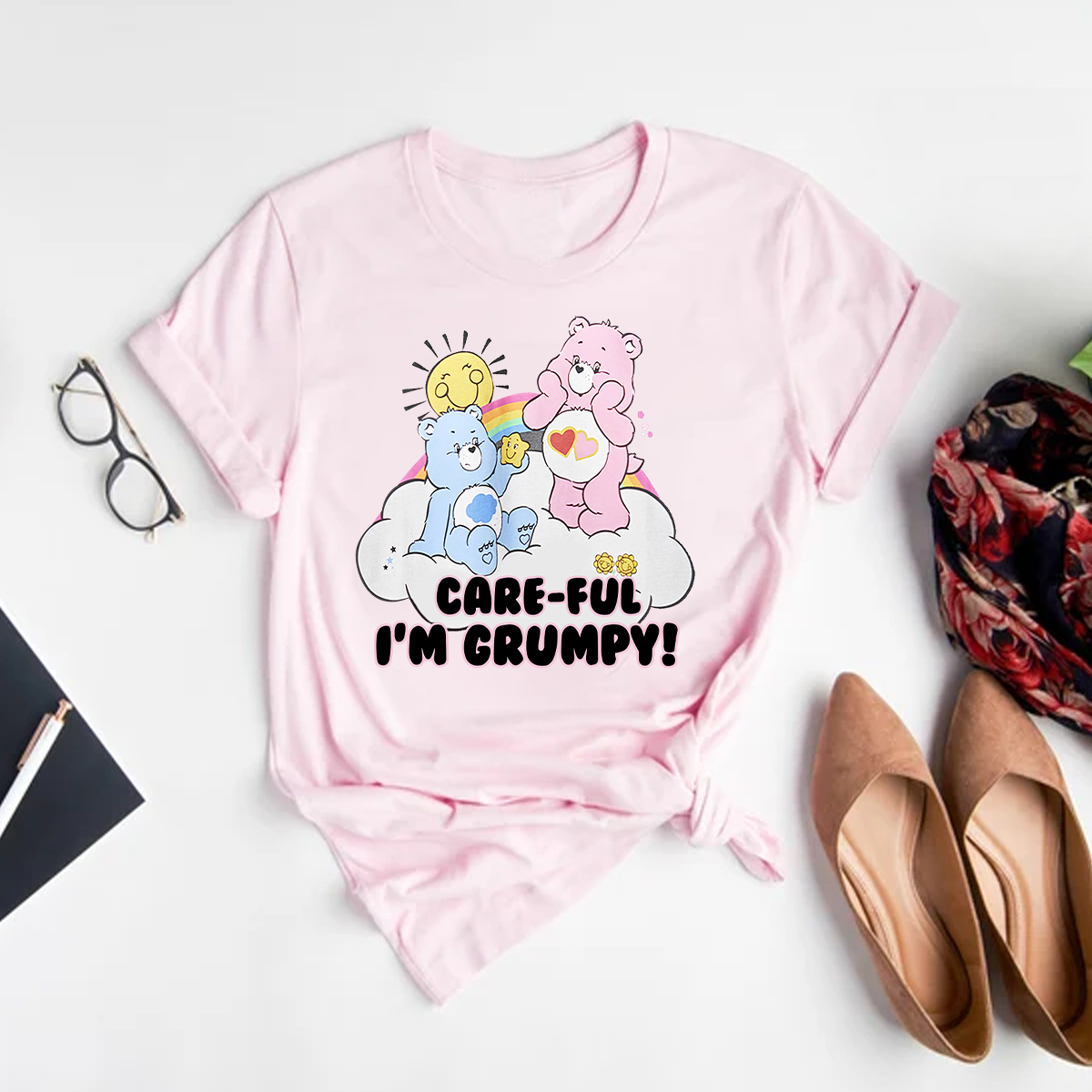 Personalized Care Bears Birthday Shirt, Careful Ism Grumpy shirt, Bears Family Matching Shirt, Bears Party Shirt for Care Groups Set