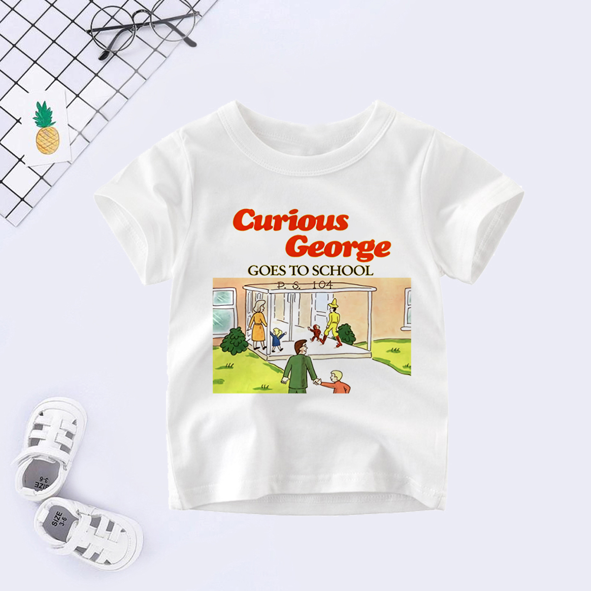 Curious George Go To School Shirt, Curious George Birthday Boy Theme, Curious George shirts, Cute George Birthday tee, back to school tee