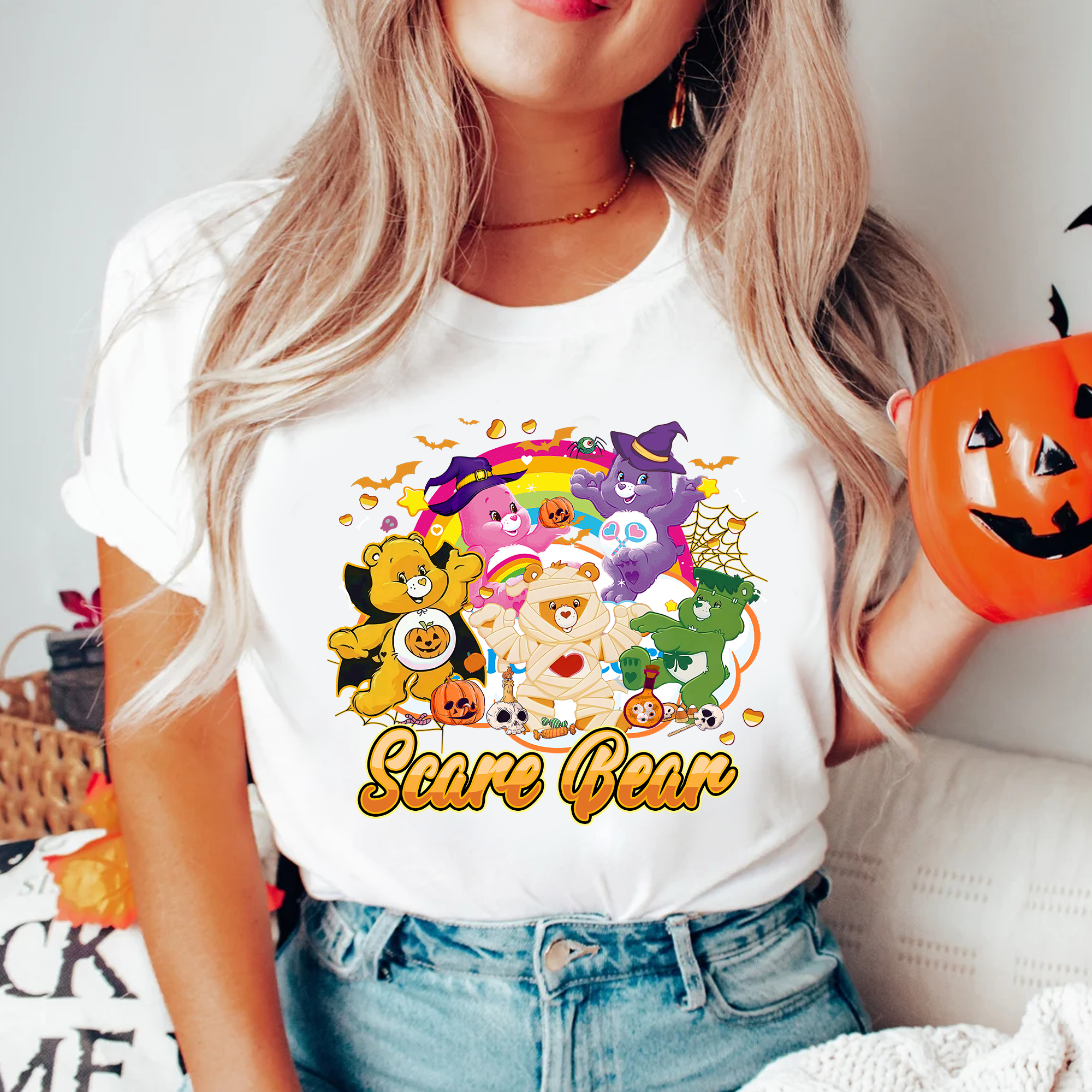 Horror Scare Bears Funny Vintage T-Shirt, Horror Movie Shirt, Halloween Shirt, Horror Characters Shirt, Serial Killers Shirt, Bear Shirt