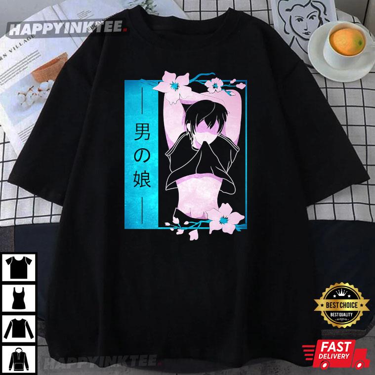 Femboy Anime Boy Sakura Premium Best T-Shirt