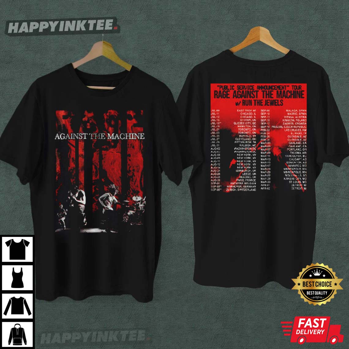 Rage Against The Machine Tour 2022 Best T-Shirt