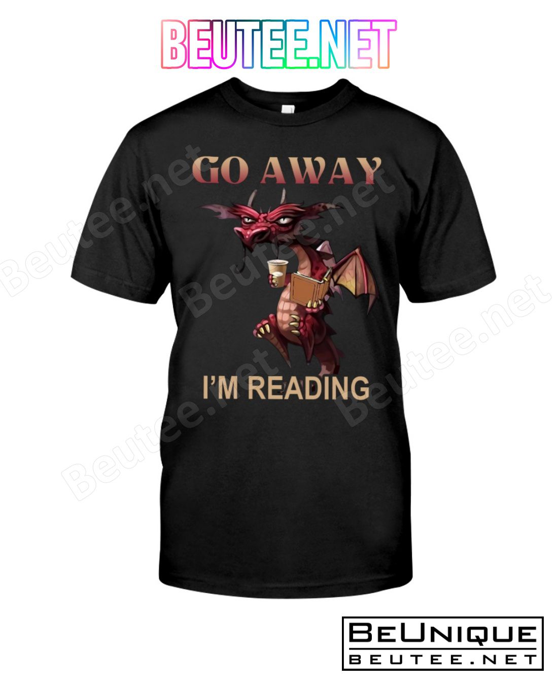 Dragon Go Away I'm Reading Shirt