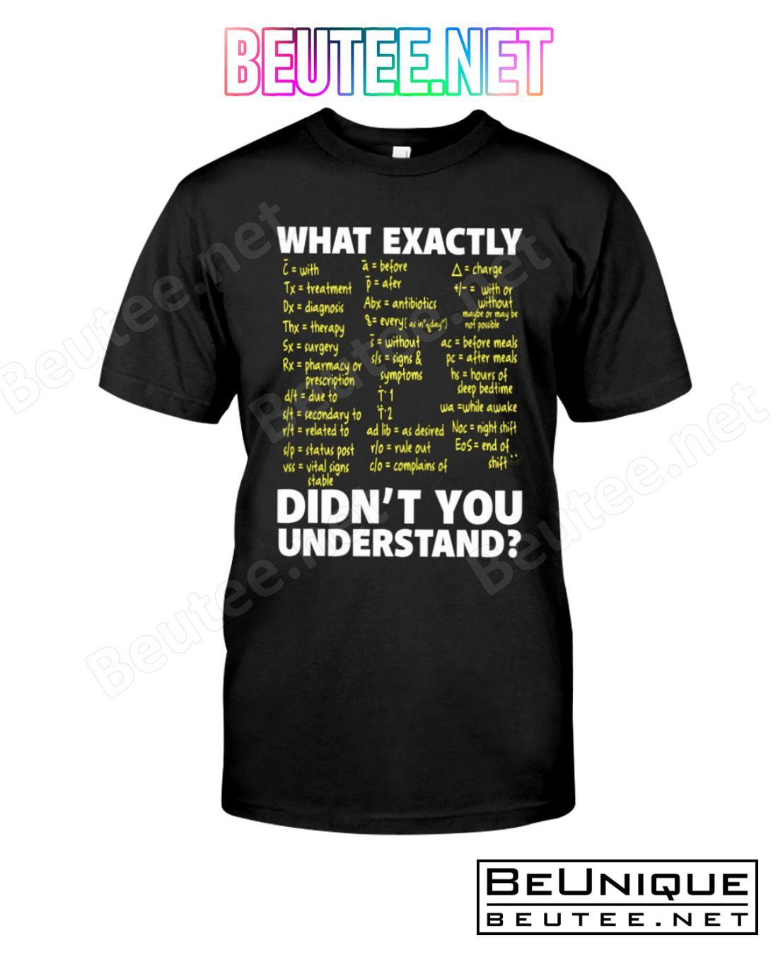 What Exactly Didn't You Understand Shirt