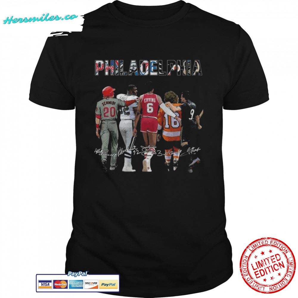 Philadelphia Philadelphia Eagles Philadelphia Flyers Philadelphia Union Signatures Shirt