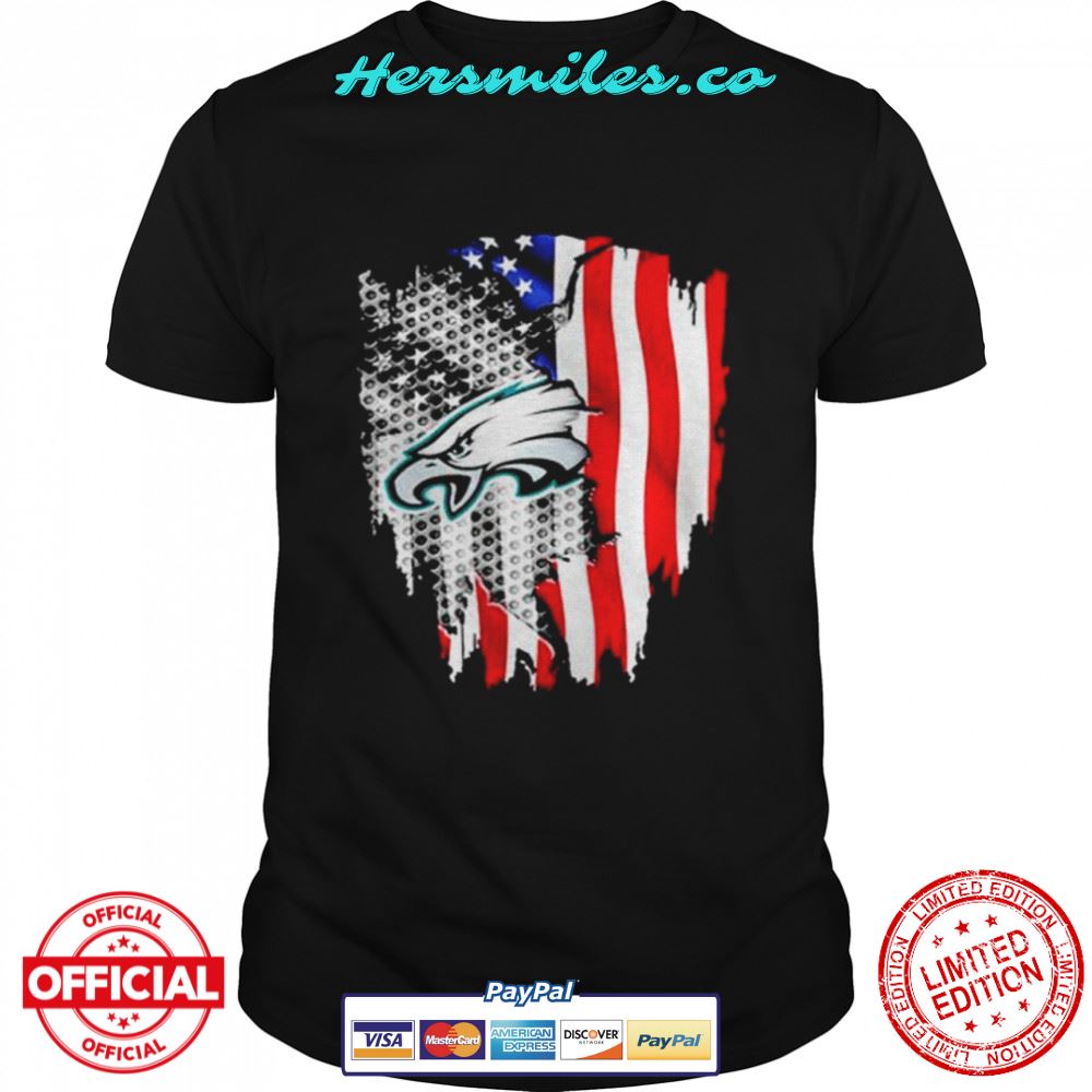 Philadelphia Eagles American flag shirt