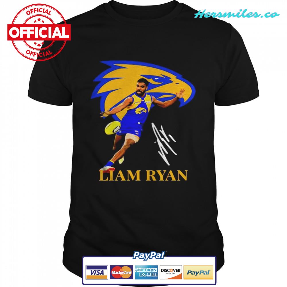 Liam ryan player of team philadelphia eagles football signature shirt