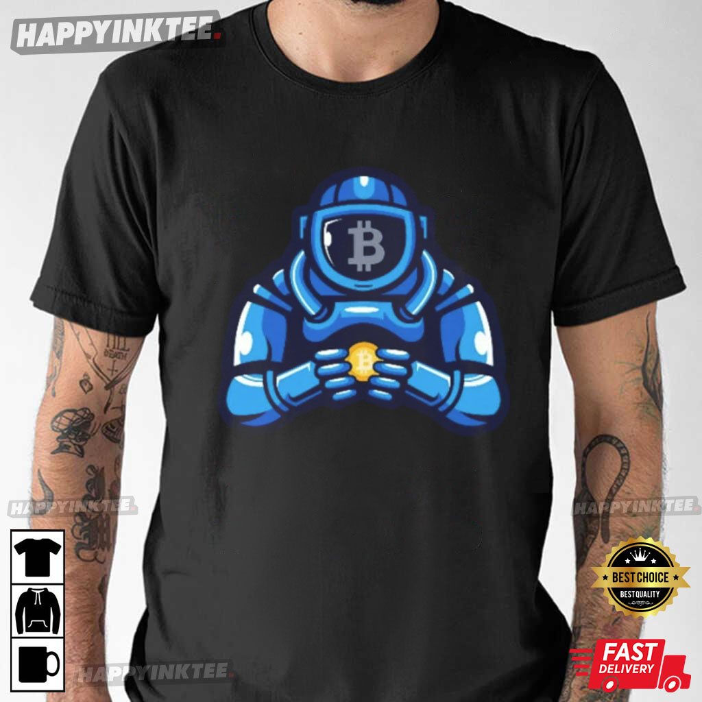 Bitcoin Astronaut Crypto T-Shirt