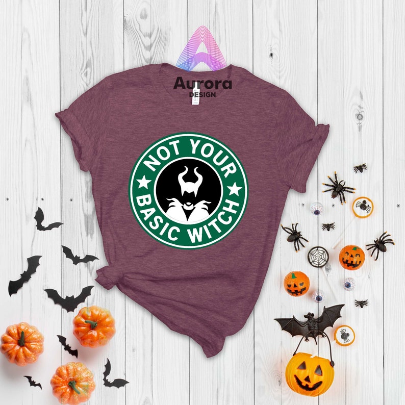 Not Your Basic Witch T-shirt, Witchcraft Graphic Shirt, Halloween Shirt, Coffee Shirt, Halloween Quotes Shirt, Funny Saying Shirt, Boo Tee