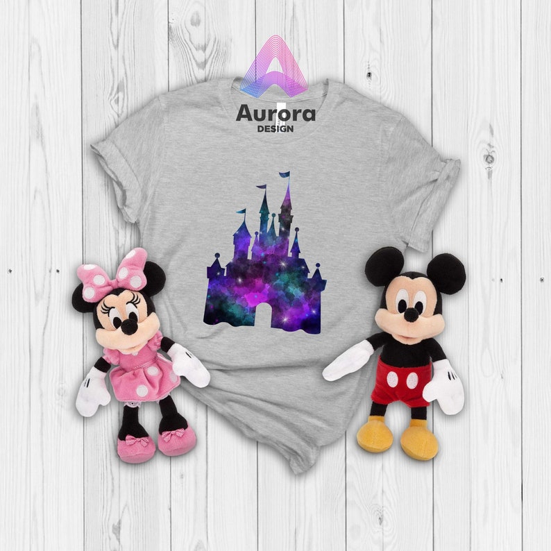 Disney Castle T-shirt, Disney Vacation Shirt, Disney Trip Shirt, Disney Family Shirt, Family Vacation Shirt, Disney Space Color Castle