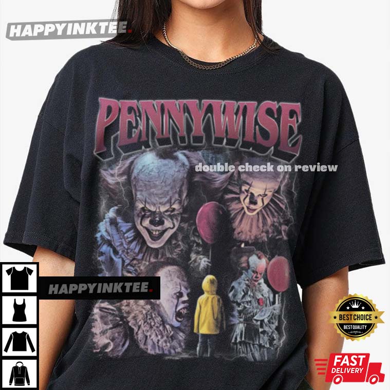 Pennywise Halloween Fictional Character T-Shirt