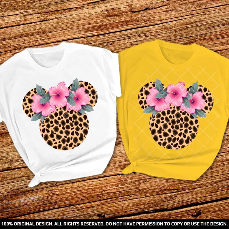 Minnie Cheetah print woman Shirt Animal Kingdom girls trip shirts Best friend shirts Disney Bachelorette shirt 2022 Minnie head with flowers