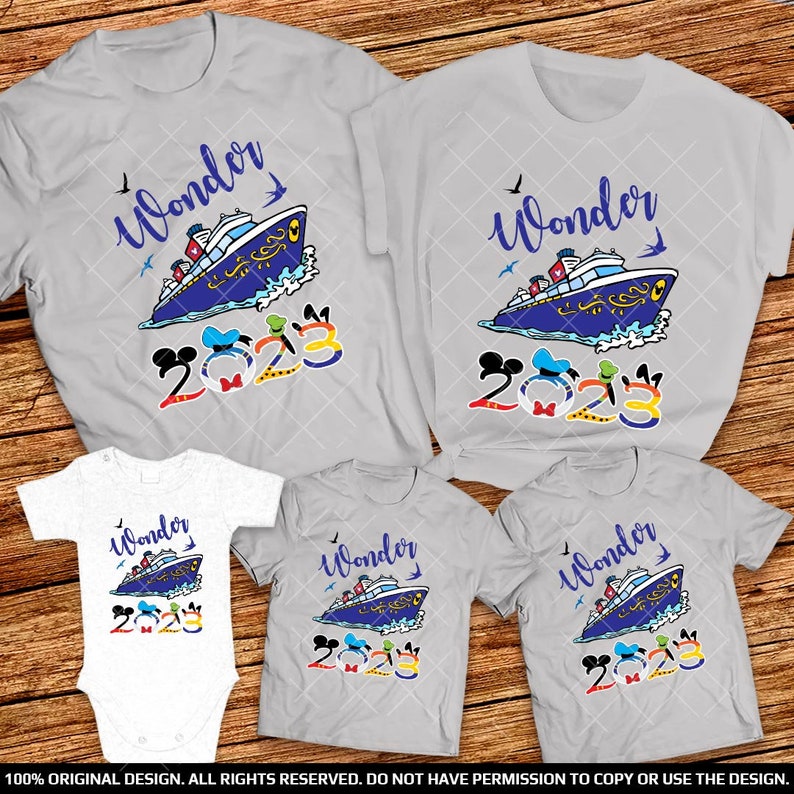Disney Wonder Cruise Family Shirts 2023 Disney Wonder Cruise Line Group shirts 2023 Disney Wonder Cruise Ships Shirts Disney ship shirts