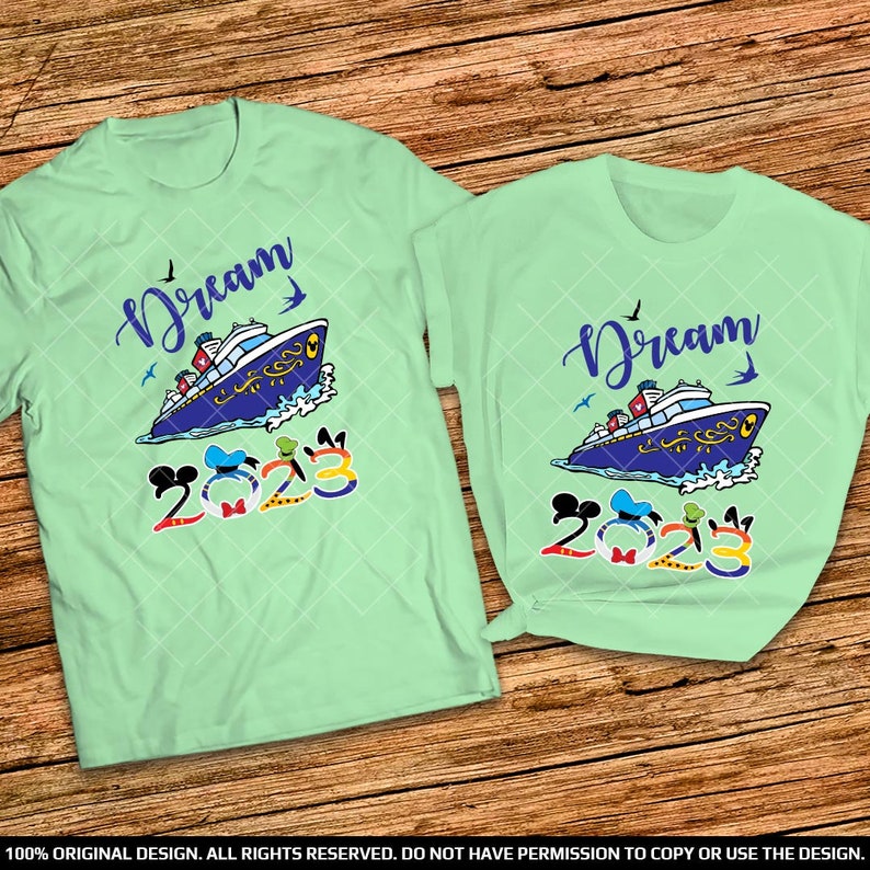 Disney Dream Cruise Couple Shirts 2023 Disney Dream Anniversary Cruise Shirts 2023 Cruising Together shirts Bride and Groom cruise ship tees