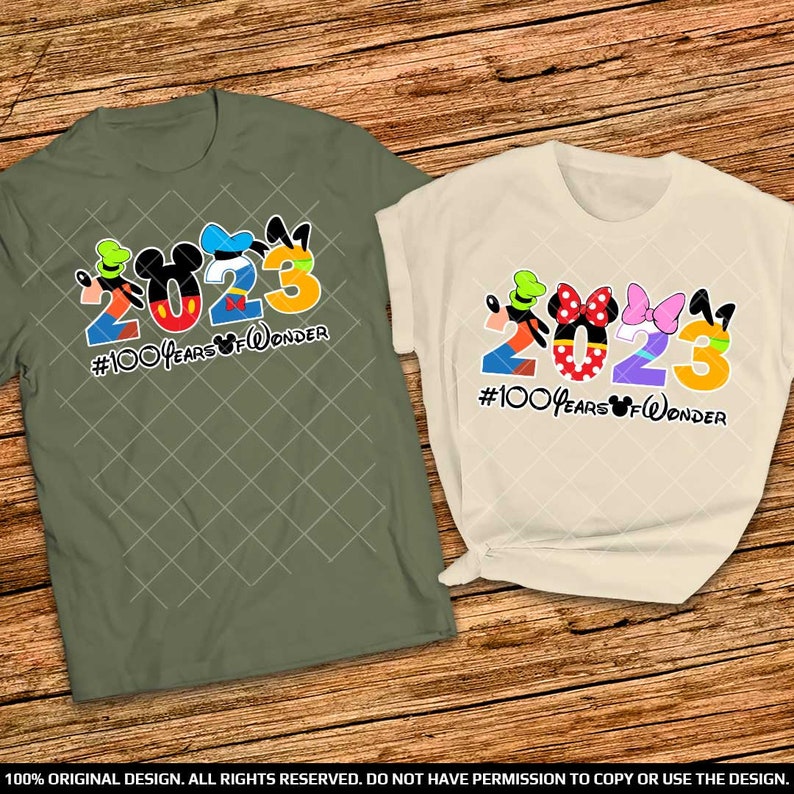 Disneyworld Couple Shirts 2023 Disneyland Couple Shirts 2023 Disney Shirts Goofy Mickey and Minnie Mouse Donald and Daisy Duck Pluto 2023