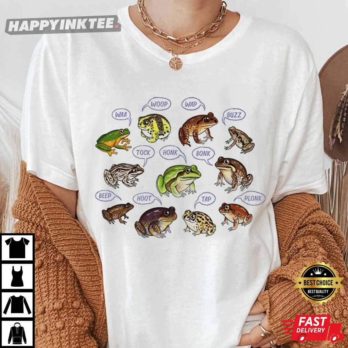 Frog Love Song Art Animal Meme Gift Funny T-Shirt