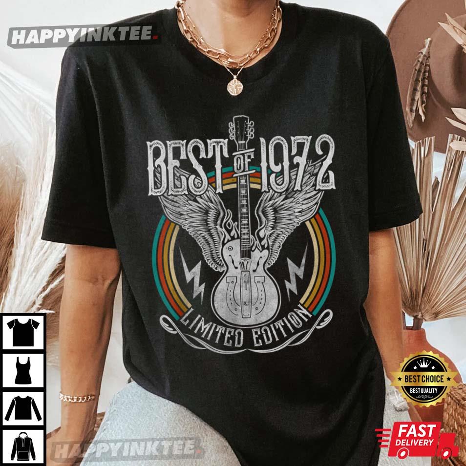 50th Birthday Best Of 1972 Limited Edition T-Shirt