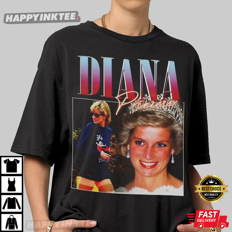 Princess Diana Vintage Unisex Gift For Fan T-Shirt