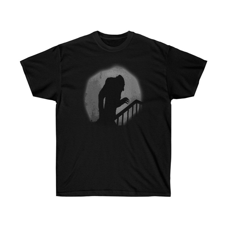 Nosferatu Silhouette Classic T-Shirt , Gift for Halloween, Unisex Ultra Cotton Tee