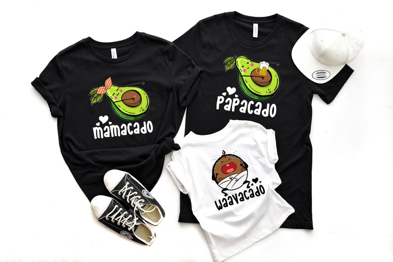 Avocado Family T-Shirt, Pregnancy Announcement Shirt, Baby Shower Party, Maternity Shirt, Family Trip Shirt, Funny Family Gift