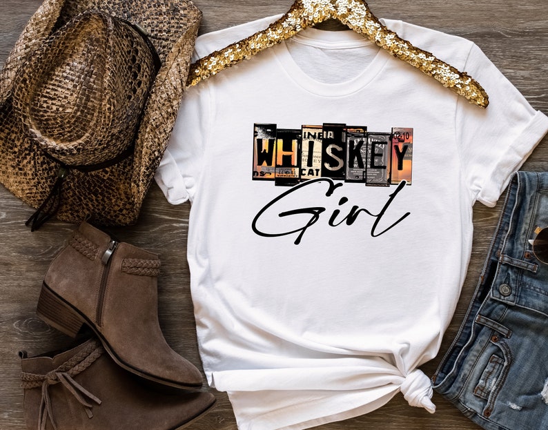 Whiskey Girl T-shirt, Country Girl Shirt,Western Shirt, Southern Shirt, Rodeo Shirt,Country Music Shirt,Cowboy Shirt,Cowgirl Vibes Shirt