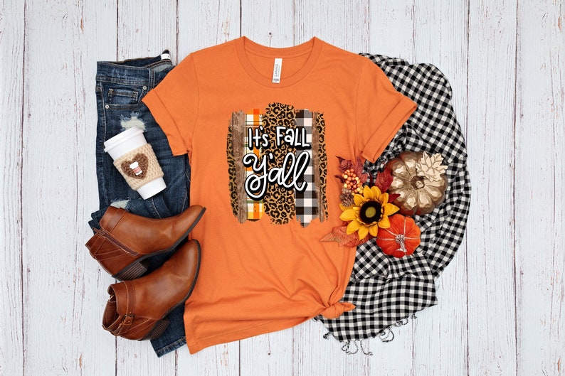Its Fall Yall Shirt, Fall Shirts, Fall Tshirt, Cute Fall Graphic Tees, Autumn Shirt, Thanksgiving Shirt, Fall Gift For Her,Cool Fall Shirt