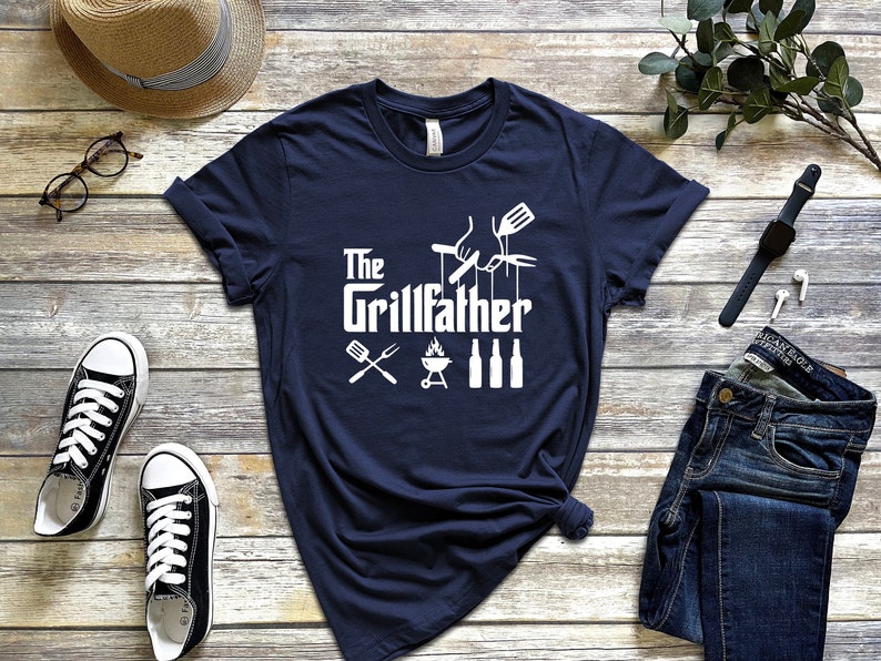 The Grillfather Shirt, Dad T-Shirt, Gift for Dad, Fathers Day T-Shirt, Funny Dad Shirt, Fathers Day Gift, Picnic lover Dad,Epic Dad T-Shirt